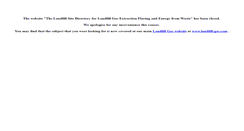 Desktop Screenshot of directory.landfill-gas.com