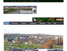Tablet Screenshot of landfill-gas.com